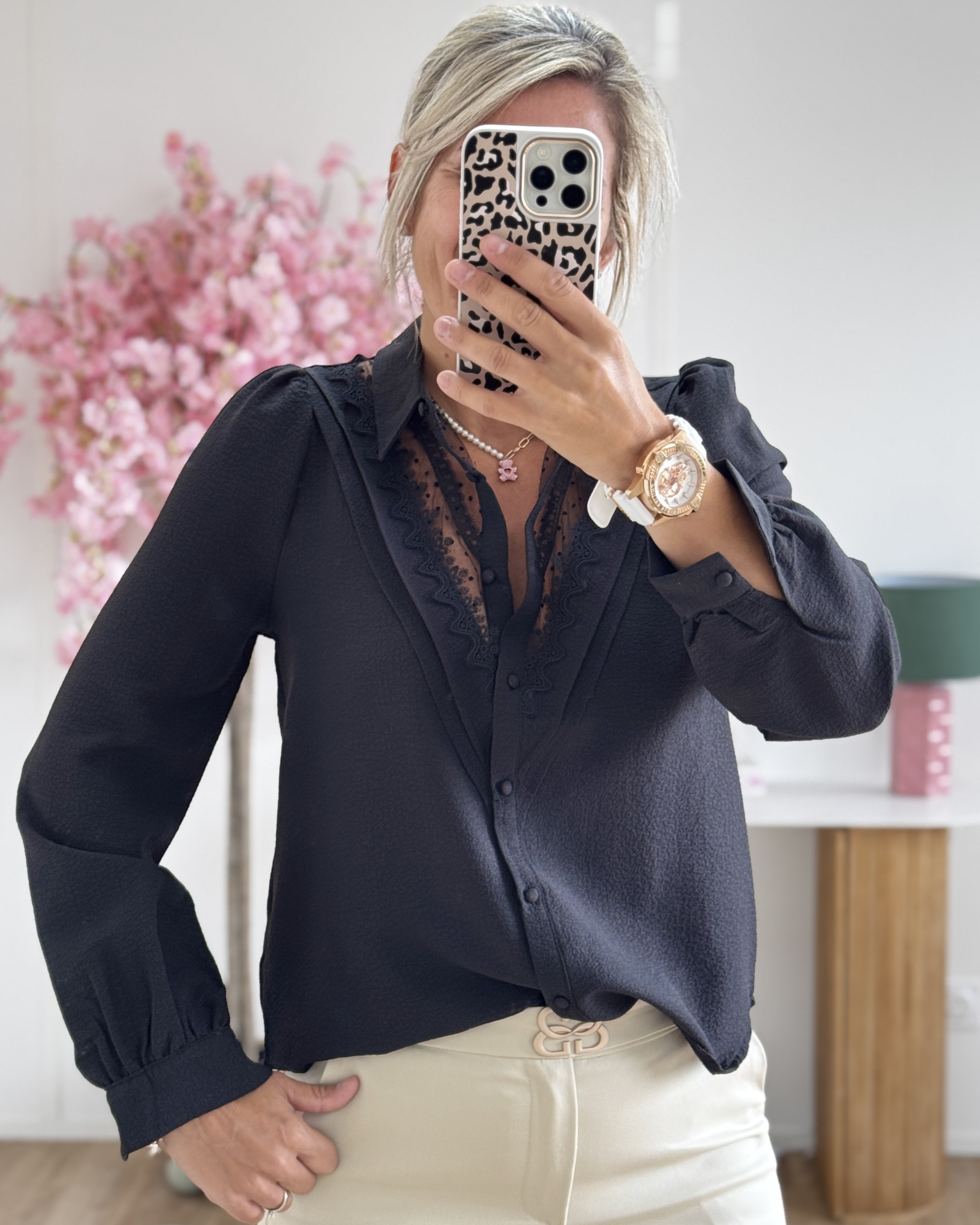Chemise Ashley noire