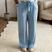 Pantalon Gwladys bleu