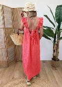 Robe Estelle corail