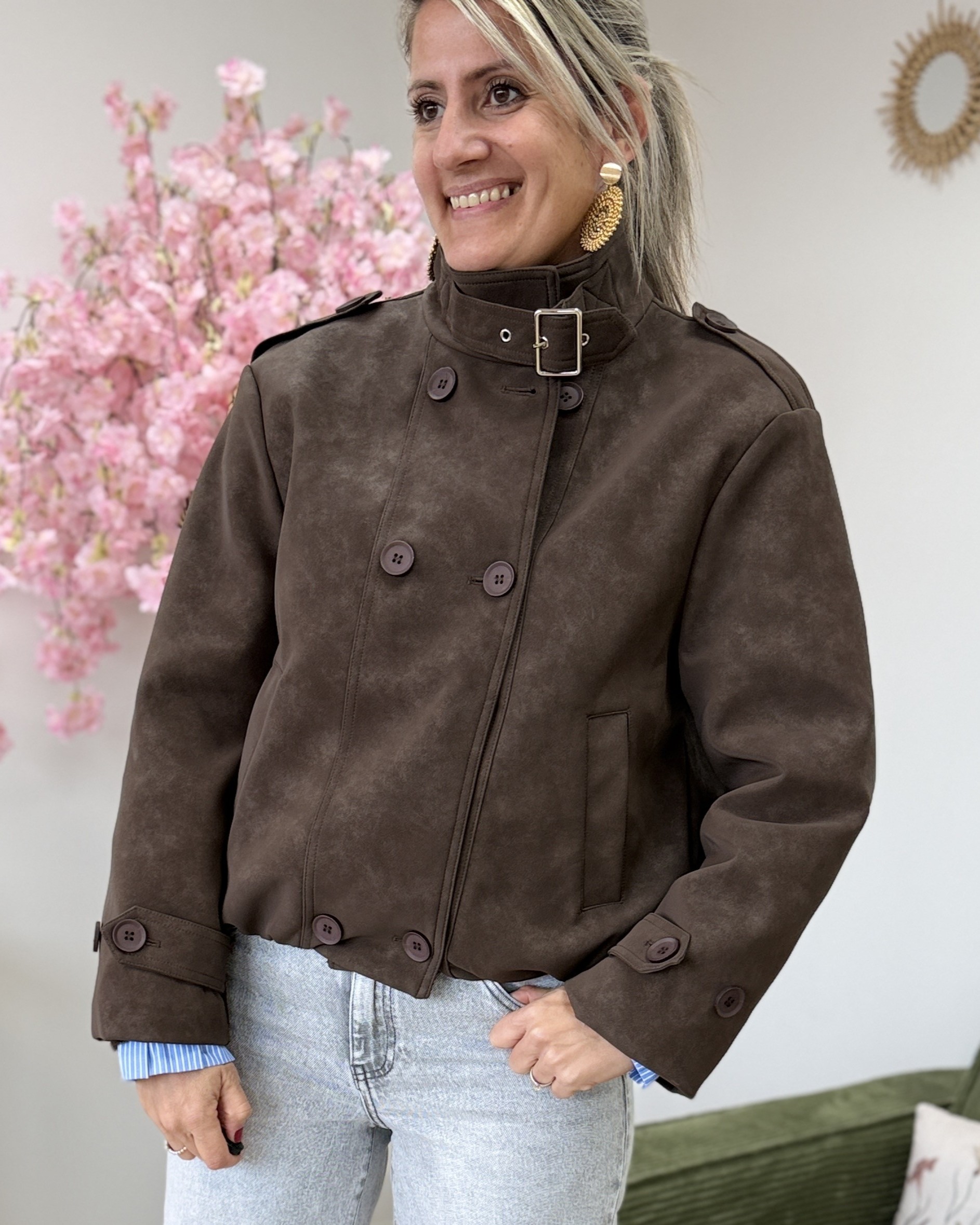 Veste Milena choco