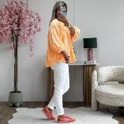 Chemise Ibiza orange