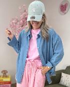 Chemise en jeans oversize