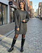 Robe pull Kenza gris