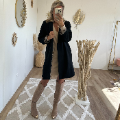 Manteau Diana noir