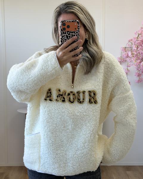 Pull camionneur pilou amour