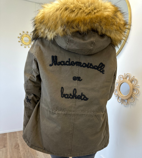 Parka fausse fourrure