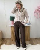 Pantalon Calixte choco