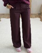 Pantalon Calixte bordeaux
