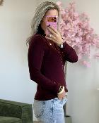 Pull Solene bordeaux