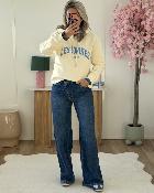 Sweat les copines d abord écru