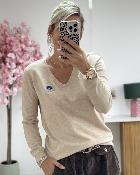 Pull casquette strass
