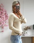 Pull Celyan beige