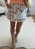Jupe short baroque