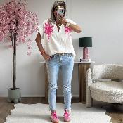 Blouse Soraya blanche