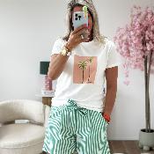 Tee shirt Jade saumon
