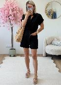 Combi short Anissa noire