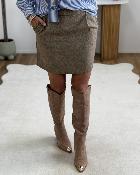 Jupe Nancy taupe