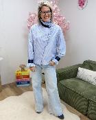 Chemise Romane bleue