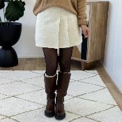 Jupe short Brandy ecru