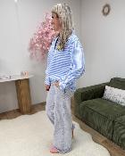 Chemise Happy life bleue