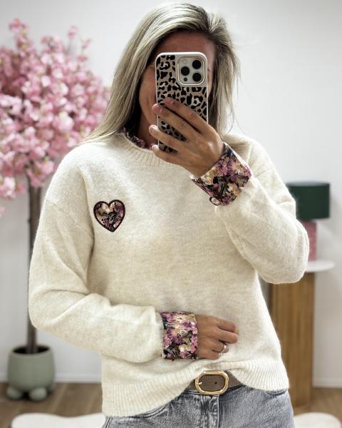 Pull Samia ecru
