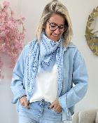 Foulard bandana ciel