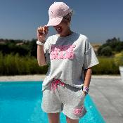Ensemble Cosy club gris rose