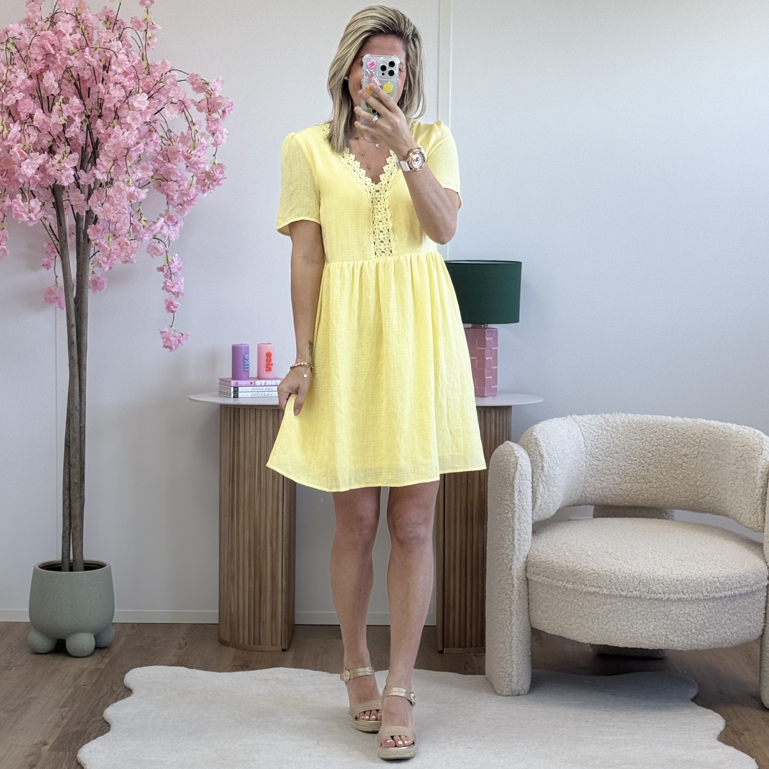 Robe Gwendoline jaune