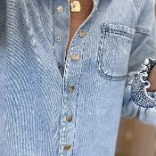 Combi short en jeans