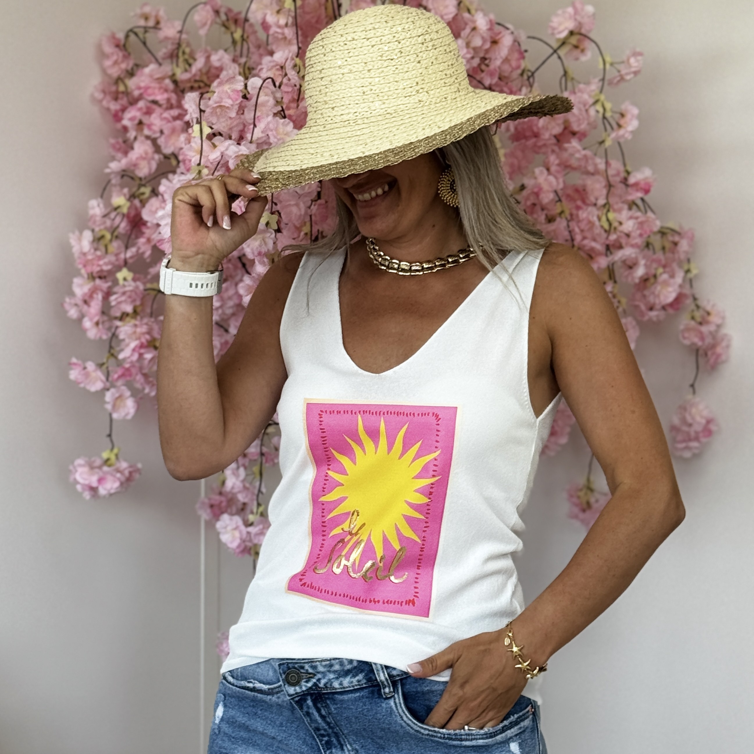 Debardeur Le soleil