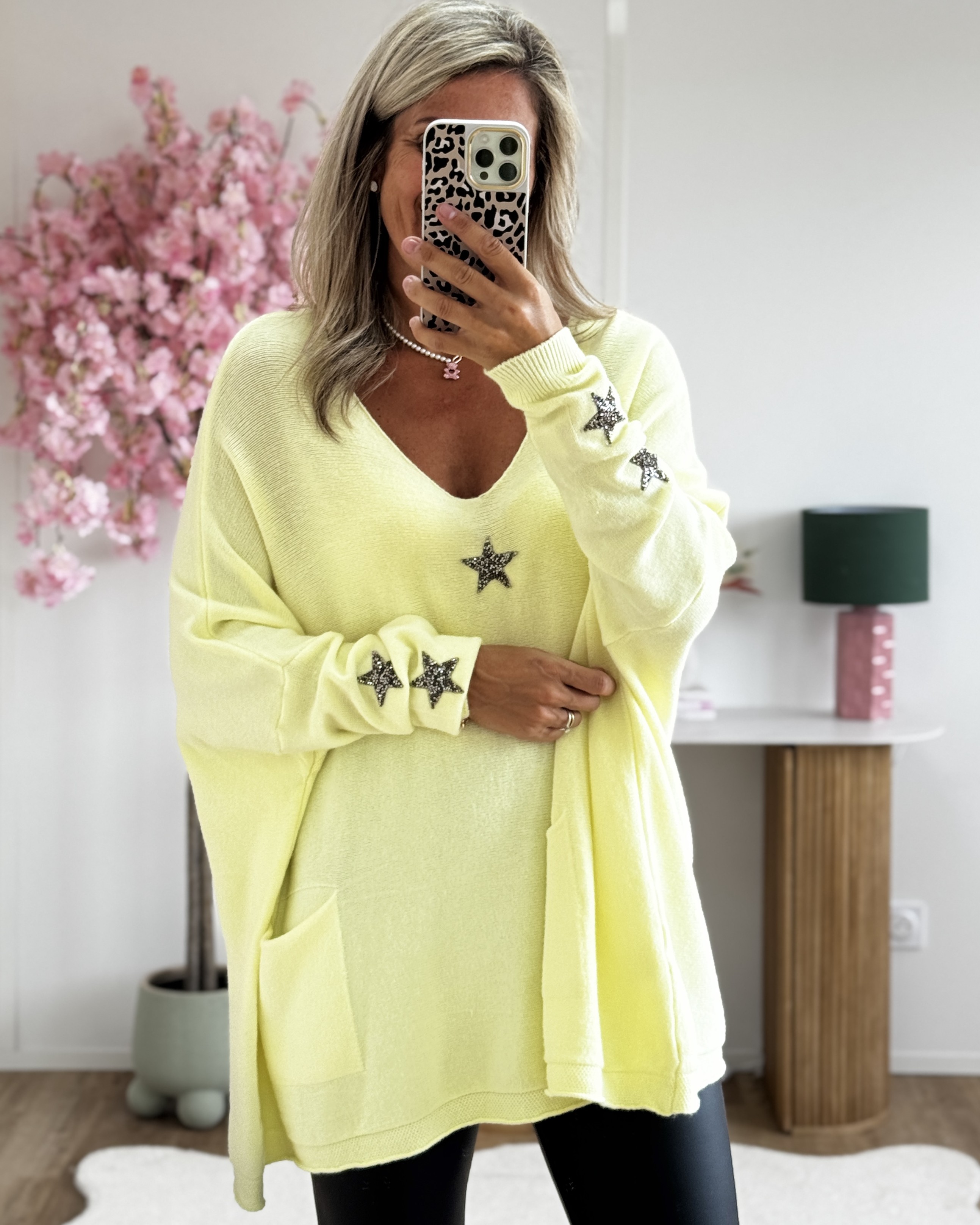 Pull Lison jaune
