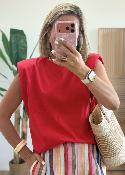 Tee shirt Willow rouge