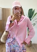 Chemise Sacha rose clair