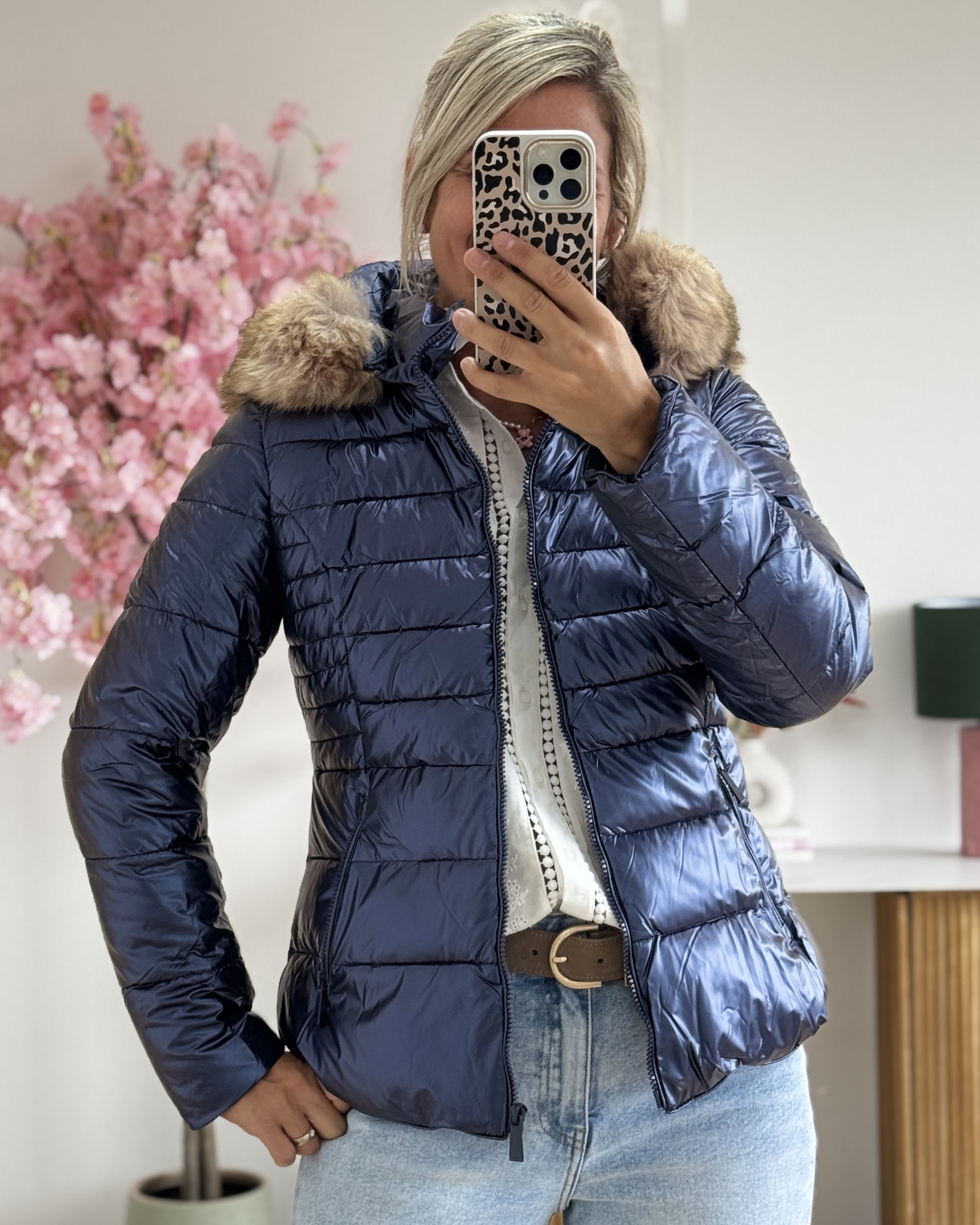 Doudoune Jade bleu