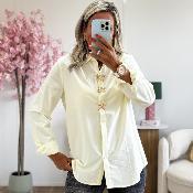 Chemise Samy jaune pâle