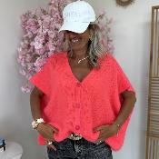 Gilet Maddox corail 
