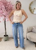 Top Perrine beige (taille petit)