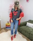 Tee shirt Leslie rouge