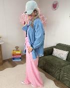 Chemise en jeans oversize