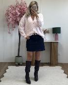Jupe en jeans brut