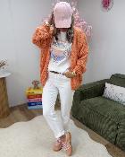 Tee shirt sunset sequins