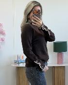 Pull Agathe chocolat