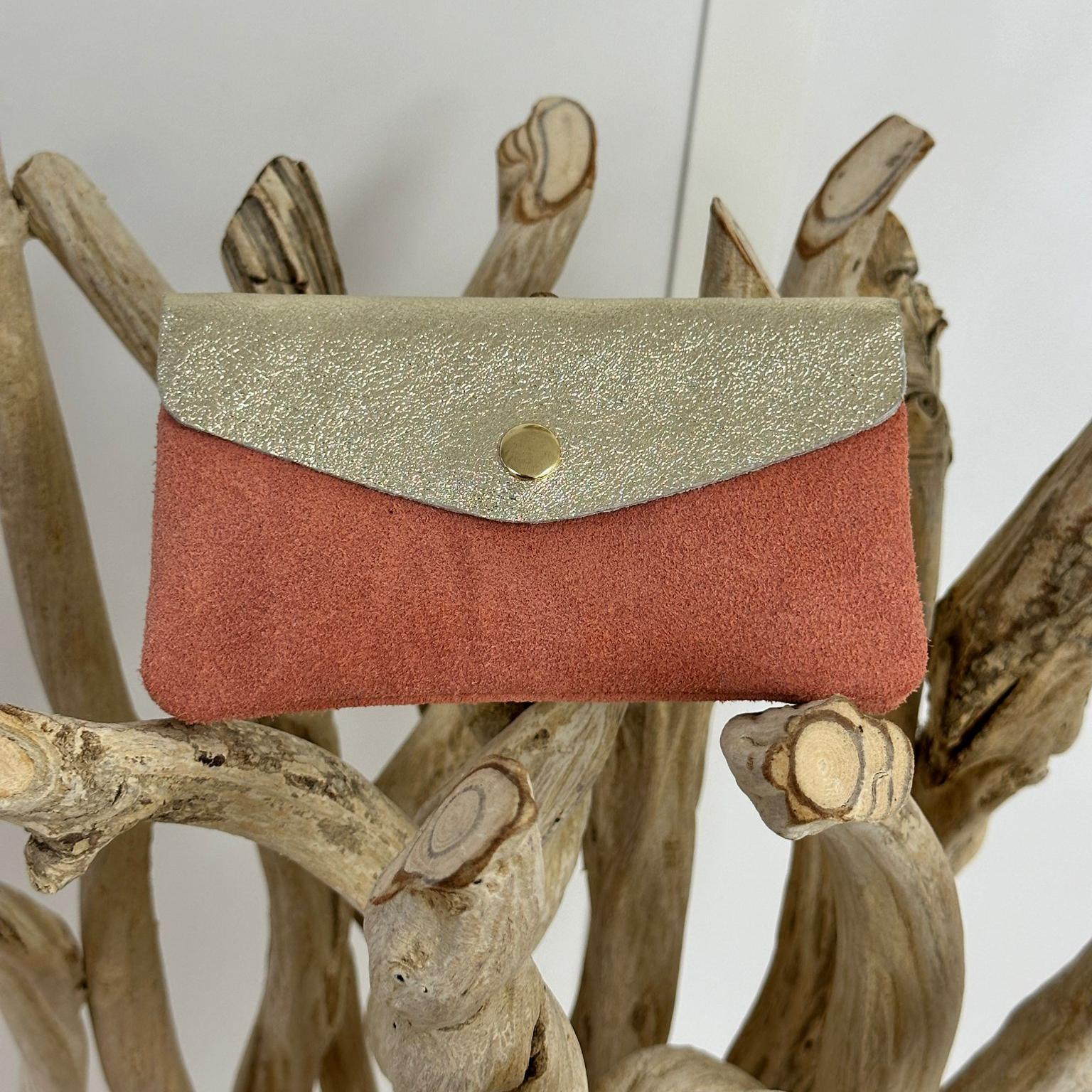 Porte monnaies corail