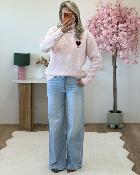 Pull Sabine rose