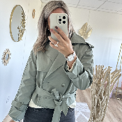 Trench kaki