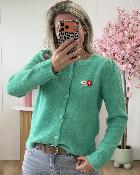 Gilet keep smile vert