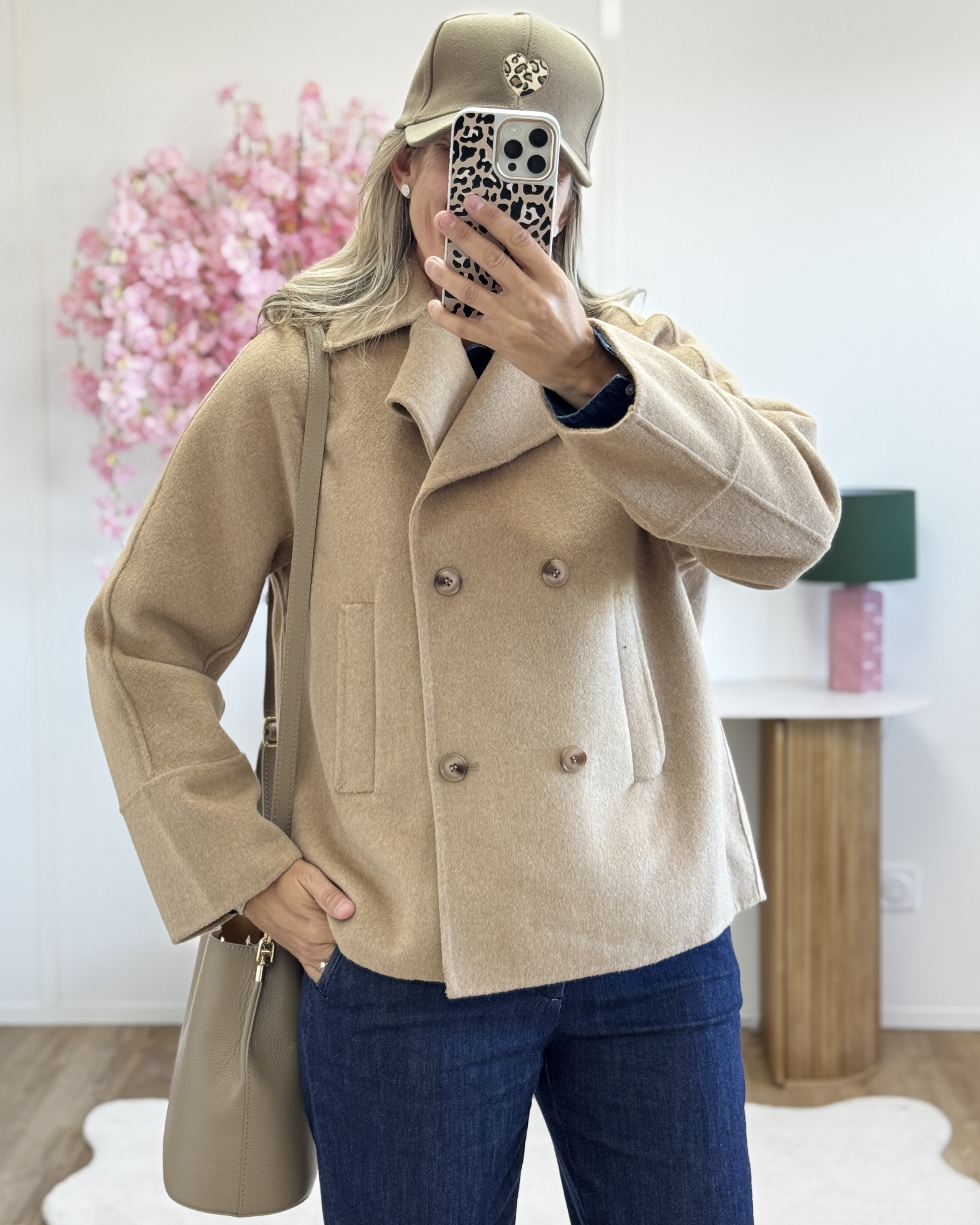 Manteau Douglas camel