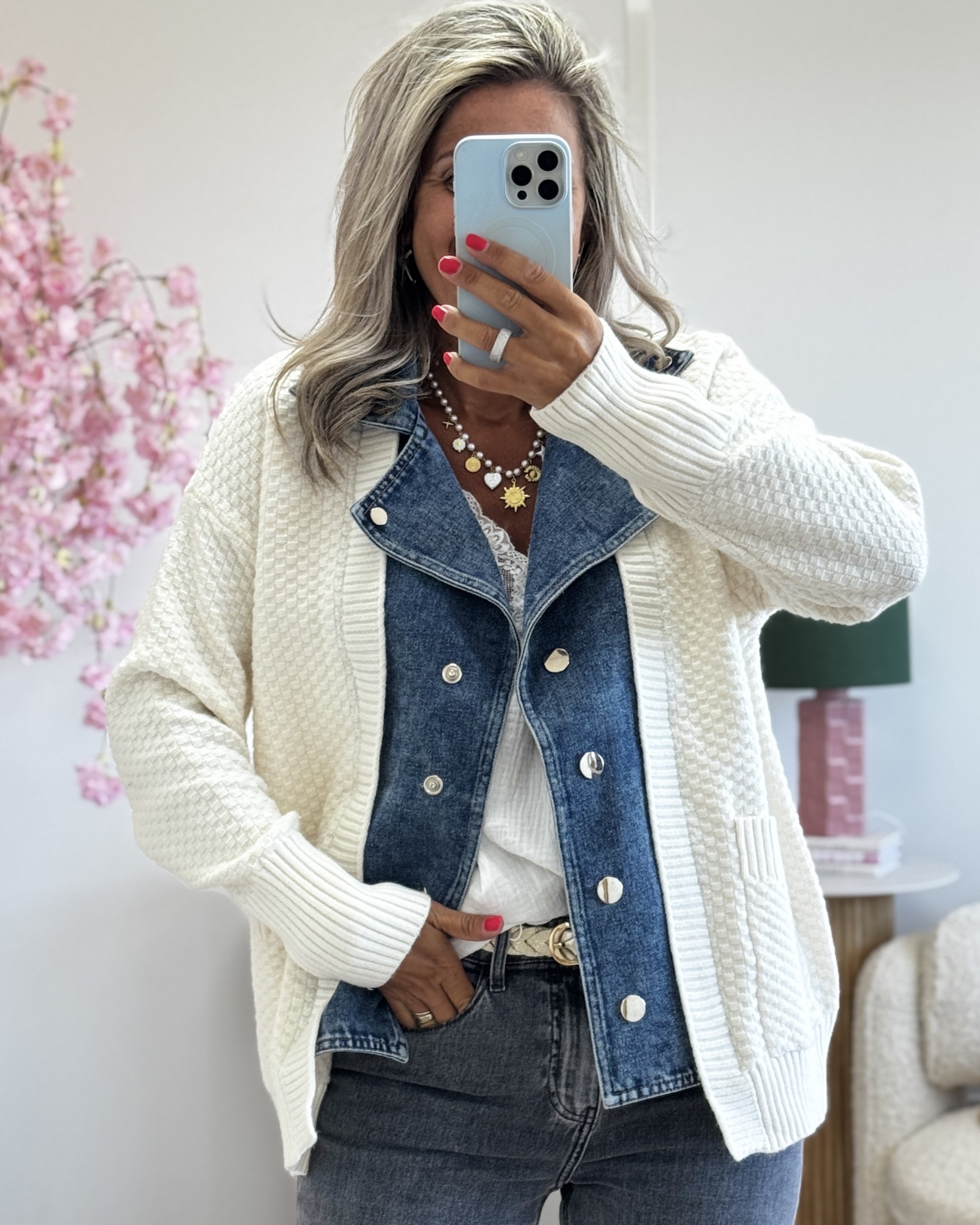 Gilet perfecto jeans