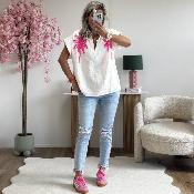 Blouse Soraya blanche