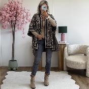 Gilet poncho leo